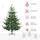 6ft Artificial Christmas Tree With Metal Base, Xmas Tree EX-STOCK Canada 