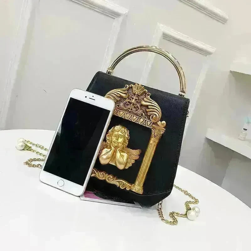 Baroque Angel Clutch Bag Chic Ladies shoulder Hand Bag - EX-STOCK CANADA