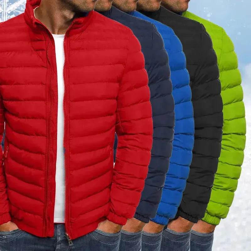 Autumn Winter Windproof Long Puffer Jackets for Men Cotton Padded - EX-STOCK Canada