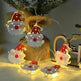Christmas LED Light String Santa Claus Elk Snowman Xmas Ornament String Light Christmas Decorations New Year Navidad Gift - EX-STOCK CANADA