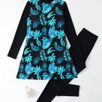 Muslim Women's Long-sleeved Trousers Two-piece Swimsuit - EX-STOCK Canada