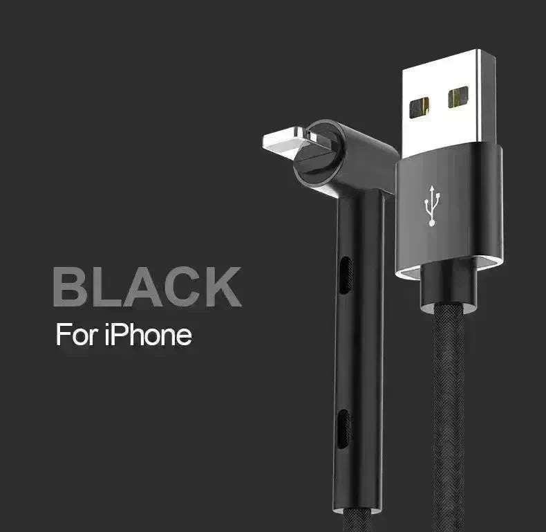 Creative Mobile Phone Elbow Charging Cable - EX-STOCK CANADA