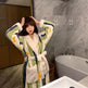 Thick Flannel Bathrobe Winter Long Pajamas - EX-STOCK Canada
