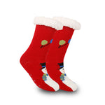 Christmas Women's Thickened Fleece-lined Room Socks EX-STOCK Canada 