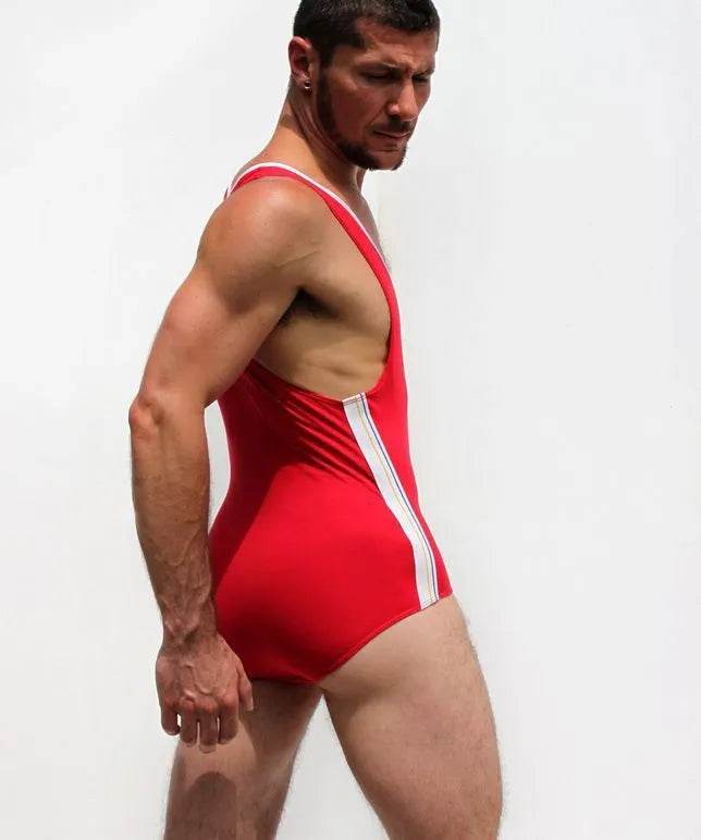 Men's Underwear Underpants One-piece Vest Bodysuit thong - EX-STOCK Canada