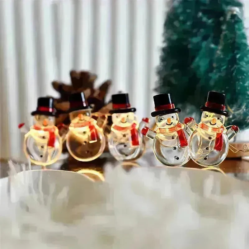 Christmas Christmas Snowman Modeling Decorative String Lights - EX-STOCK CANADA