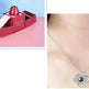 Hot Valentine's Day Gifts Metal Rose Jewelry Gift Box Necklace For Wedding Girlfriend Necklace Gifts - EX-STOCK CANADA