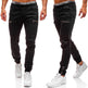 European And American Men's Denim Fabric Casual Frosted Zipper Design Jeans pant Men - EX-STOCK Canada