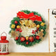 Creative Christmas Door Wreath Christmas Decoration Artificial Garland Wreaths For Car Home Window Wall Decoration - EX-STOCK CANADA