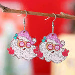 Funny Santa Claus Earrings Christmas Pendant Earrings Gift - EX-STOCK CANADA