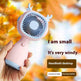 Small Handheld Fan Desktop Cartoon Mini Electric Usb Student Portable Gift - EX-STOCK Canada