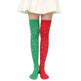 Christmas Plush Doll Knee Socks Bow Stockings - EX-STOCK CANADA