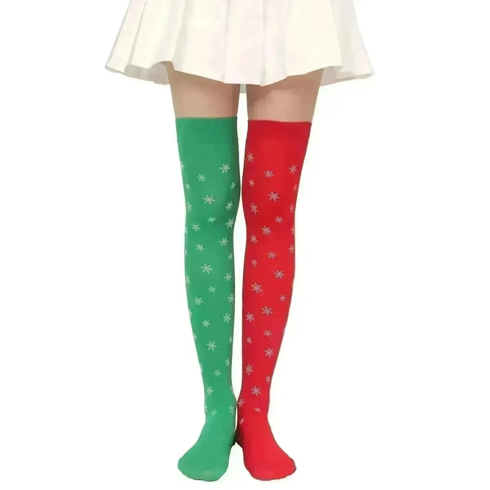Christmas Plush Doll Knee Socks Bow Stockings - EX-STOCK CANADA