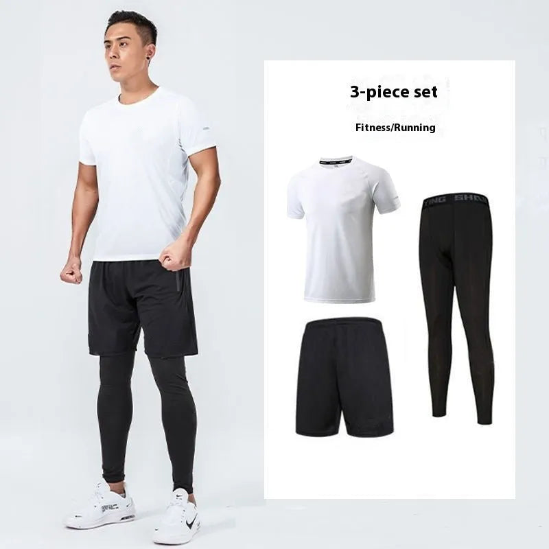 Sports Suit Gym Tights Quick-drying Morning And Night Running Workout Clothes - EX-STOCK CANADA