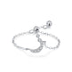 S925 Sterling Silver Niche Style Arabic Letters Pull-out Chain All-match Stackable EX-STOCK Canada 