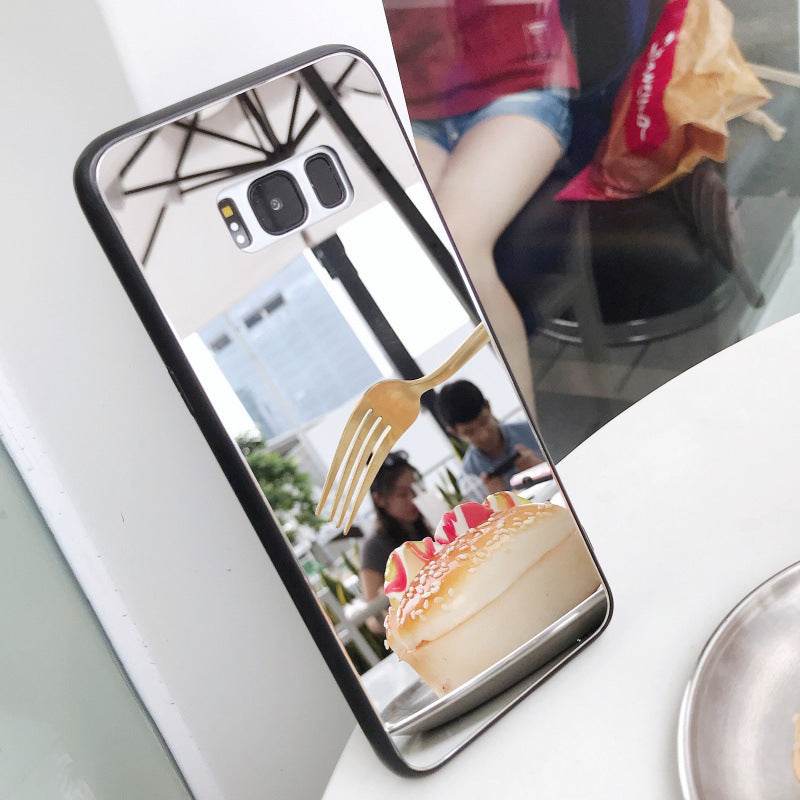 Tempered Glass Mirror Phone Case for Samsung Makeup mirror for Women - EX-STOCK Canada