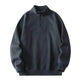 Autumn Winter half zip Stand-collar Fleece Sweatshirt Pullover tops for men - EX-STOCK Canada