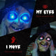 6' Life Size Black Witch Outdoor Halloween Decoration, Halloween Prop W Light Up Eyes EX-STOCK Canada 