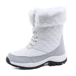 Winter Waterproof Snow Boots Women's Mid-calf Front Zipper - EX-STOCK Canada
