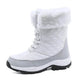 Winter Waterproof Snow Boots Women's Mid-calf Front Zipper - EX-STOCK Canada