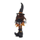8.3x5x24 Fabric Standing Gnome W Orange Banner Spring Body, For Halloween Decor - EX-STOCK Canada