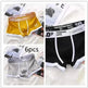 Men's Cotton  Boxer Briefs Trendy Breathable Low waist underwear - EX-STOCK CANADA
