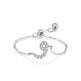 S925 Sterling Silver Niche Style Arabic Letters Pull-out Chain All-match Stackable EX-STOCK Canada 