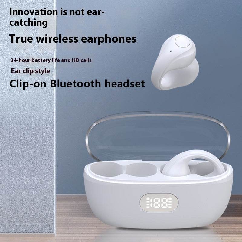 Large Power Clip-on Wireless Sports Earphones - EX-STOCK Canada