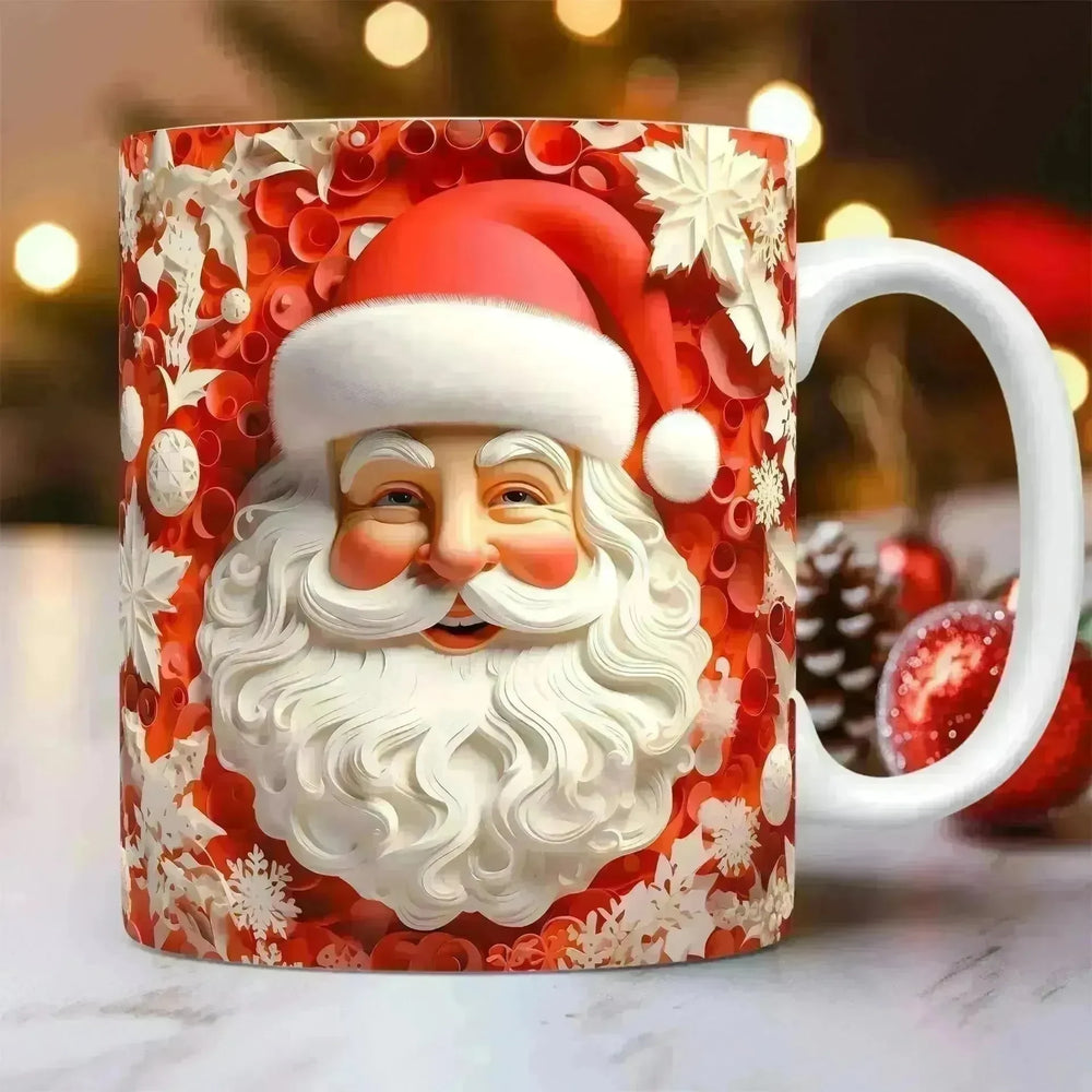 Creative 3D Christmas Ceramics Mug Christmas gift - EX-STOCK CANADA
