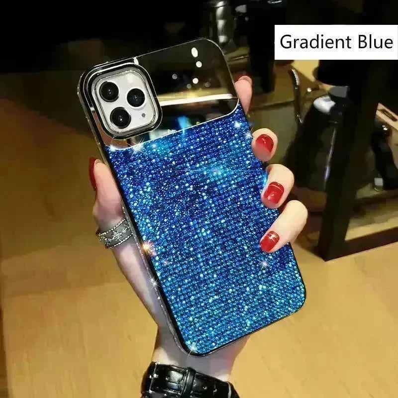 Silicone Gradual Rhinestone iphone case Apple Phone Protective  Case - EX-STOCK CANADA