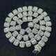 S925 Silver Inlay Rectangular Moissanite Diamond Cuban Link Chain - EX-STOCK CANADA