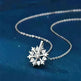 Luxury Rhinestone Christmas Snowflakes Necklace Gift for women - EX-STOCK CANADA