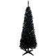 5FT Artificial Christmas Tree, Pencil Christmas Tree With Realistic Branches, Stable Stand, Black EX-STOCK Canada 