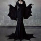 Black Costume Womens Gothic Witch Bat Sleeve Dress Halloween Cosplay Costumes Vintage Carnival Party Outfit - EX-STOCK Canada