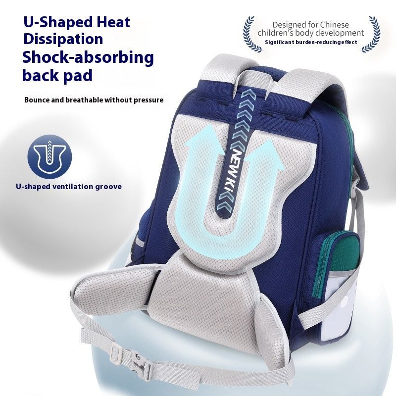 School Student Schoolbag Children's Waterproof Backpack Wear-resistant Men And Women EX-STOCK