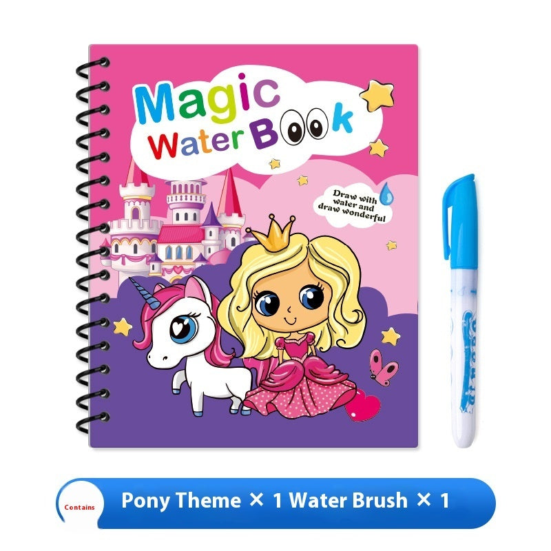 Children's Magic Water Painting Book for Kids – 8 Themes (Ages 4–6)