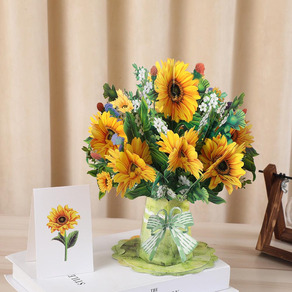 3d Stereoscopic Greeting Cards Creative Bouquet Stereoscopic Greeting Cards EX-STOCK Canada 