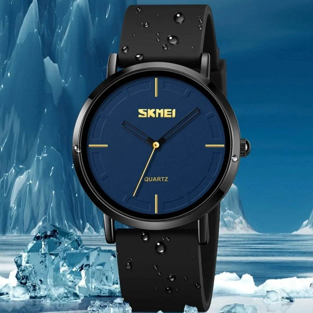 Silicone Strap Round Quartz Watch - EX-STOCK Canada