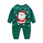 Newborn Baby Clothes Baby Crawling Clothes Thickening Out Baby Harness Christmas Baby Romper Baby Cotton Sleepwear - EX-STOCK Canada
