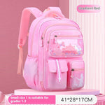 Cute Cartoon Large Capacity Spine Protection Children's Load Reducing Schoolbags EX-STOCK