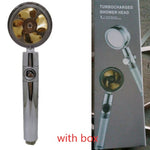 Shower Head Water Saving Flow 360 Degrees Rotating With Small Fan ABS Rain High Pressure Spray Nozzle Bathroom Accessories EX-STOCK Canada 