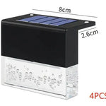 Waterproof New RGB LED Solar Light Step Fence Light - EX-STOCK CANADA