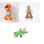 Pet Toy Donkey Shape Corduroy Chew Toy For Dogs Puppy Squeaker Squeaky Plush Bone Molar Dog Toy Pet Training Dog EX-STOCK Canada 