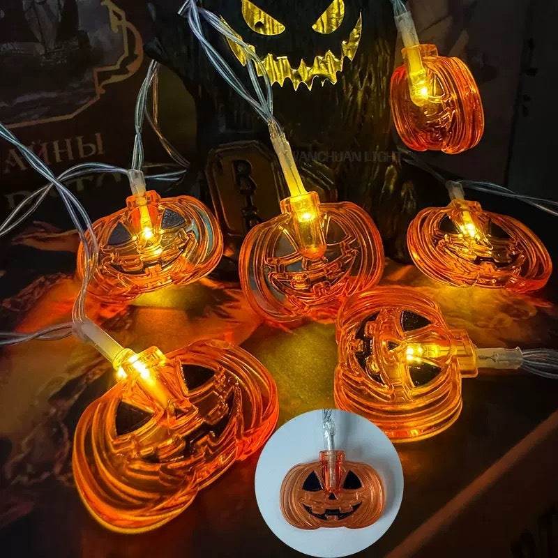 Halloween Led Pumpkin Spider Ghost Hand Lighting Chain Decorative Holiday Light - EX-STOCK Canada