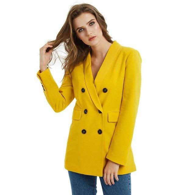 Suit Blazer Jacket For Women Long Coat Suits Office Ladies - EX-STOCK Canada