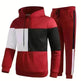 Casual Classic Plaid  Long Sleeve Sweatshirt Hoodie set Suit men - EX-STOCK CANADA