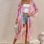 Beach Cover-up Pattern Sun Protection Cardigan Female - EX-STOCK Canada