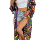 Beach Cover-up Pattern Sun Protection Cardigan Female - EX-STOCK Canada
