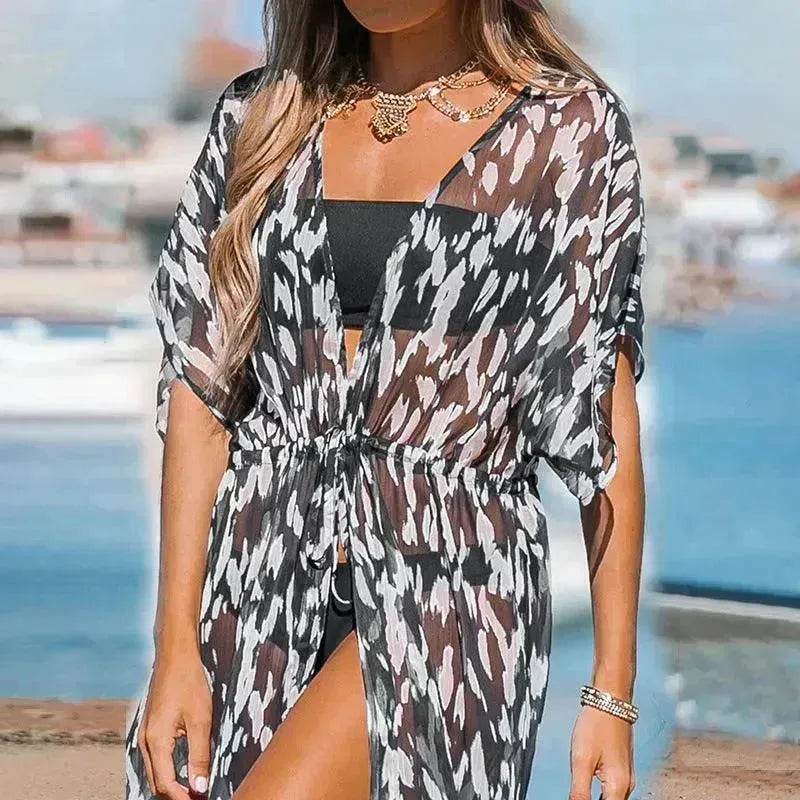 Beach Dress Women's Casual Holiday Floral Print - EX-STOCK Canada