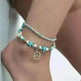 Beach Starfish Pearl Vintage Turtle Wave Handmade Foot Ornaments - EX-STOCK CANADA